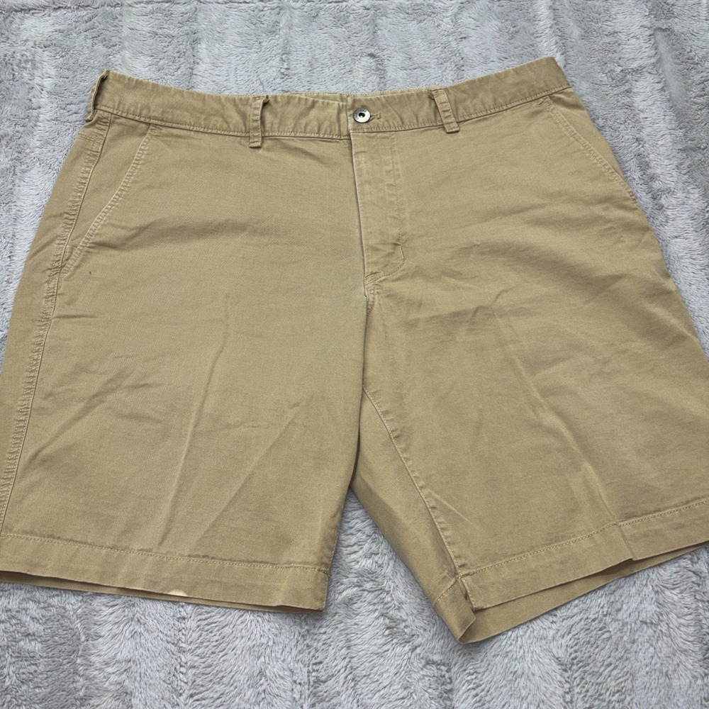 North Face Shorts Mens Size 38 Khaki Cargo Trail Outdoor Ripstop Cotton Hiking